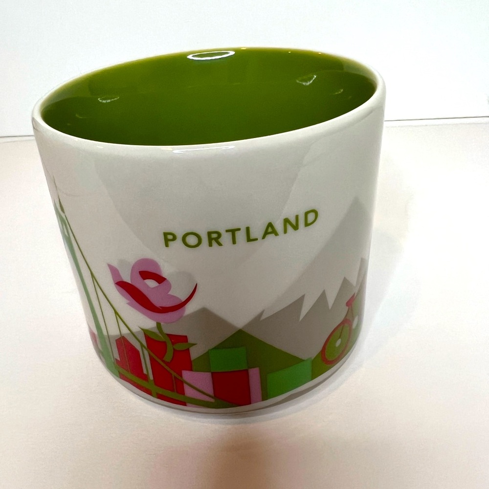 STARBUCKS DISCONTINUED "You Are Here" PORTLAND Mug (14 oz)